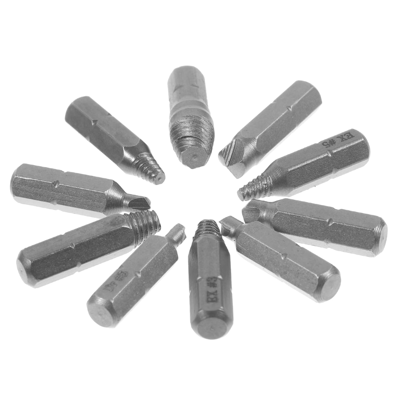 SHINEOFI 5 Set Estrattori per Danneggiate Utensile per Rimozione Spanate Compatibile con Facile da Usare per Manutenzione e Auto