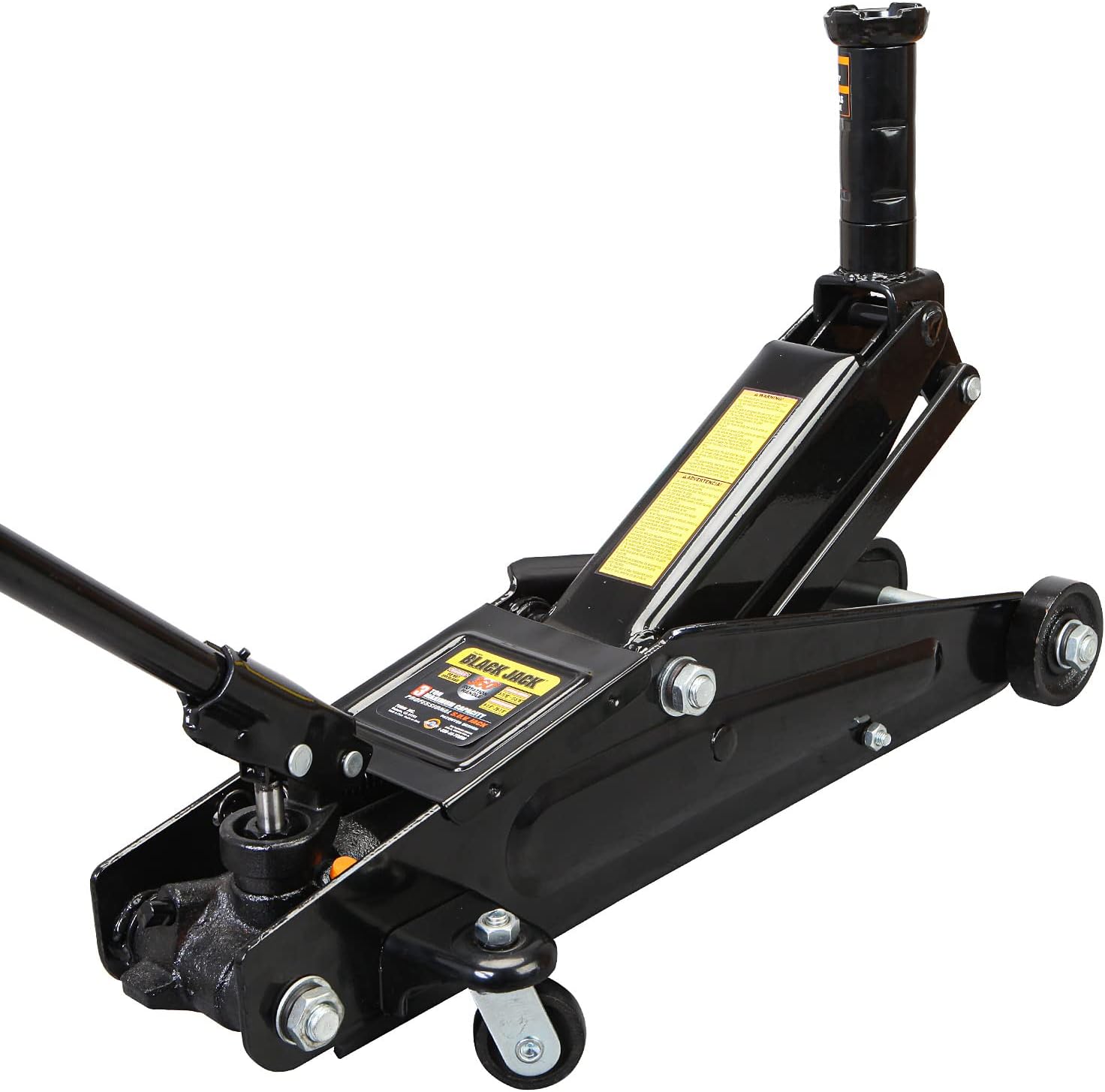Torin TORT825051 Hydraulic Low Profile Trolley Service/Floor Jack with Single Piston Quick Lift Pump, 2.5 Ton (5,000 lb) Capacity, Black : Industrial & Scientific