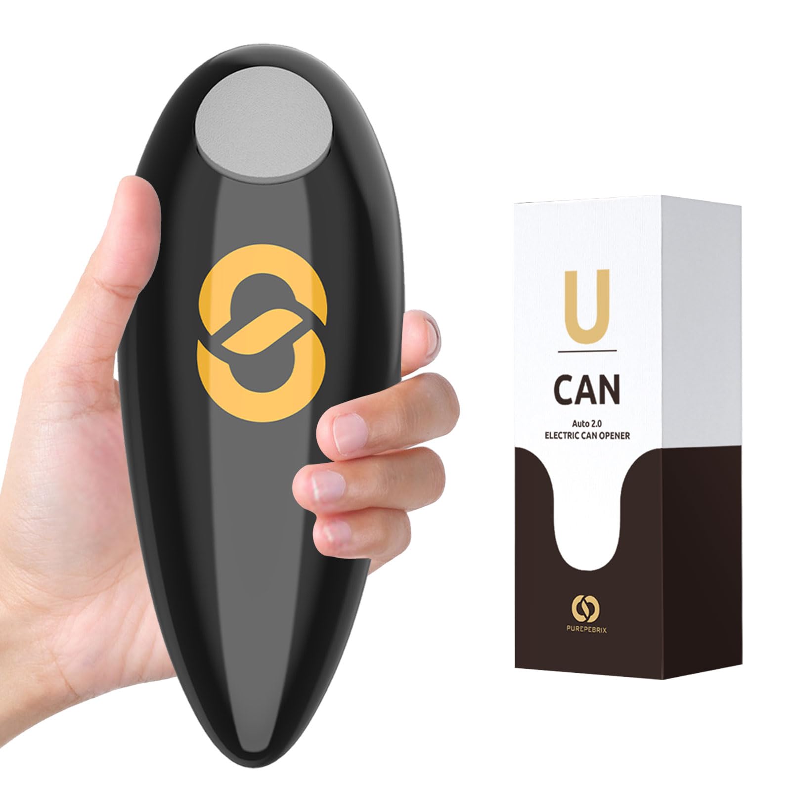 2024 Auto Electric Can Opener One Touch Switch,Hands Free, Smooth Edge, Food-Safe, Battery Operated,