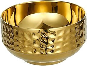 Homoyoyo Tigela De Aço Inoxidável Tigela De Ramen Japonês Tigelas De Sopa Japonesa Recipientes De Comida De Aço Inoxidável Tigelas De Cereais Tigelas De Sobremesa Tigela De Sopa De Missô