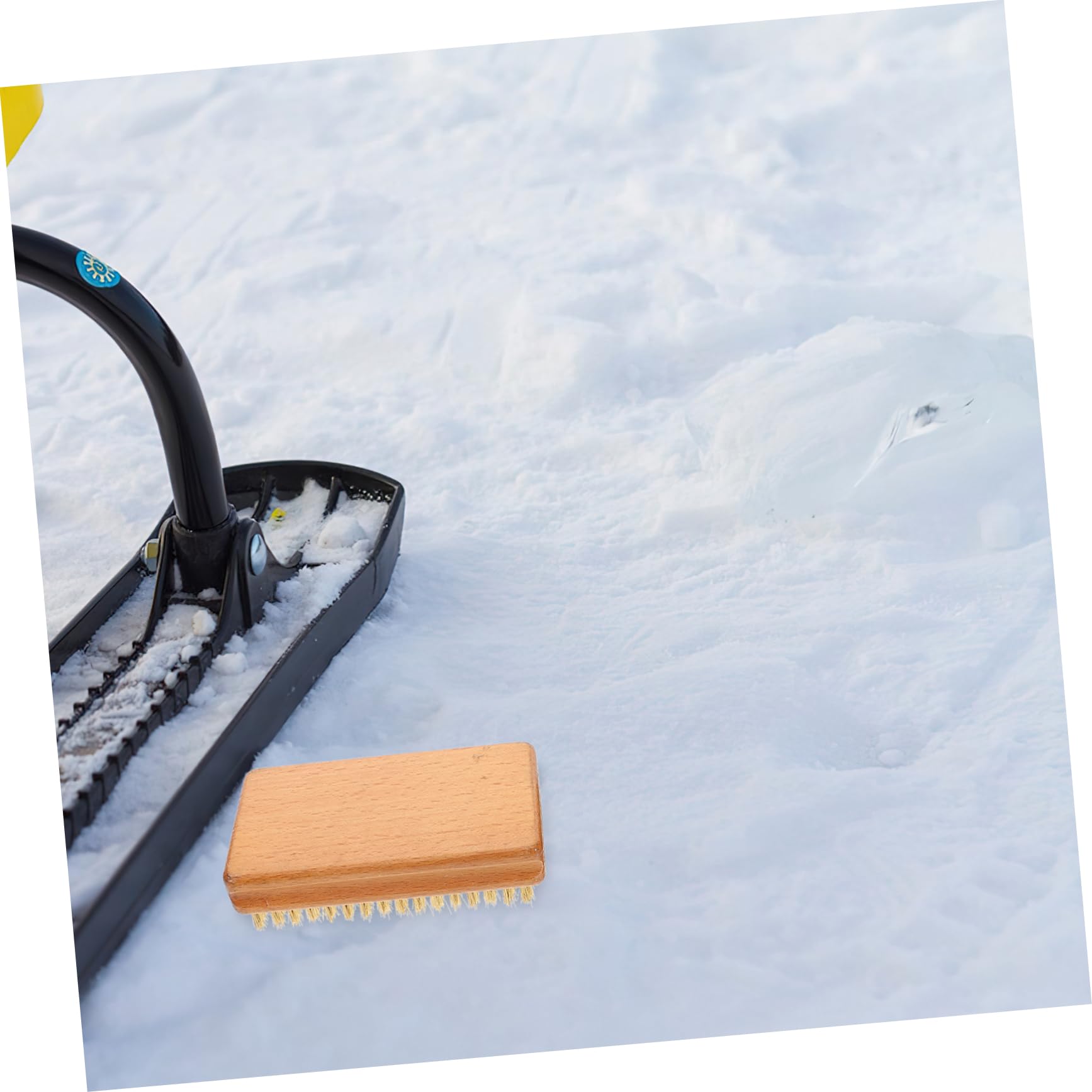 POPETPOP 3pezzi Kit Spazzola per Sci e Snowboard Spazzola per Lucidatura Sci