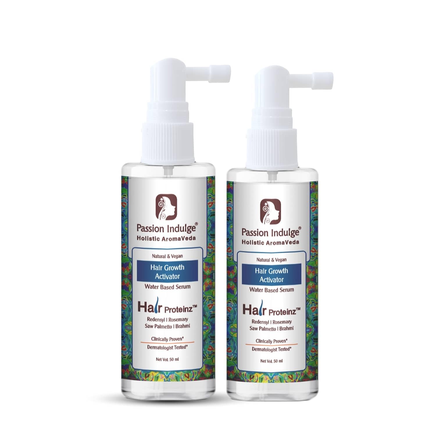 Passion Indulge Hair Growth Serum Rosemary HAIR PROTEINZ ACTIVATOR with Redensyl, Rosemary, Brahmi & Saw Palmetto| Water based Hair Serum for Hair growth & Hair Loss- 50 ML | (Pack of 2)-image-36
