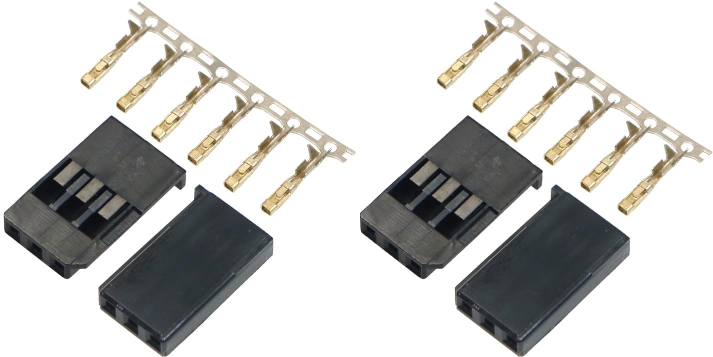 (未使用･未開封品)　サーボケーブル自作用◆フタバタイプサーボコネクタ　オス側20　メス側20のセット 0pbj0lf Amazon | サーボケーブル自作用◇フタバタイプサーボコネクタ