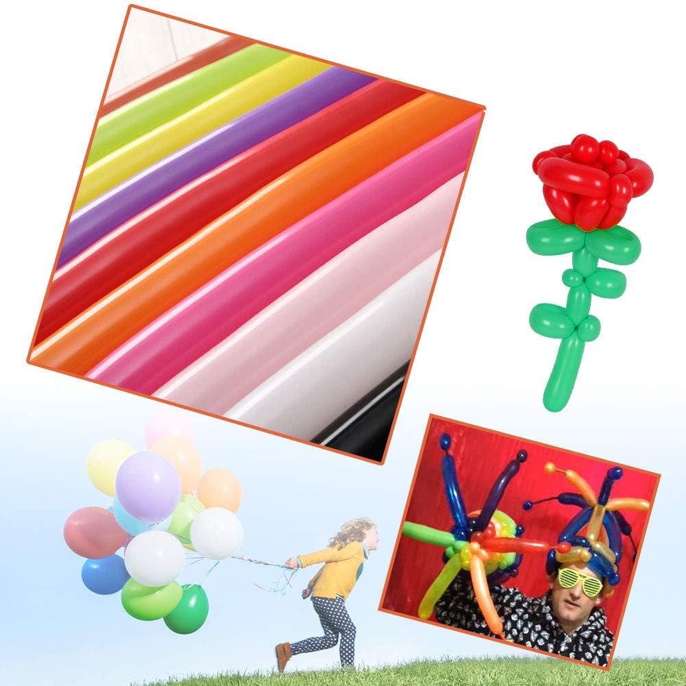 100 Ballons De Modelage Métalliques – Latex Naturel Multicolore Pour Sculpture – Fêtes, Anniversaires, Clowns