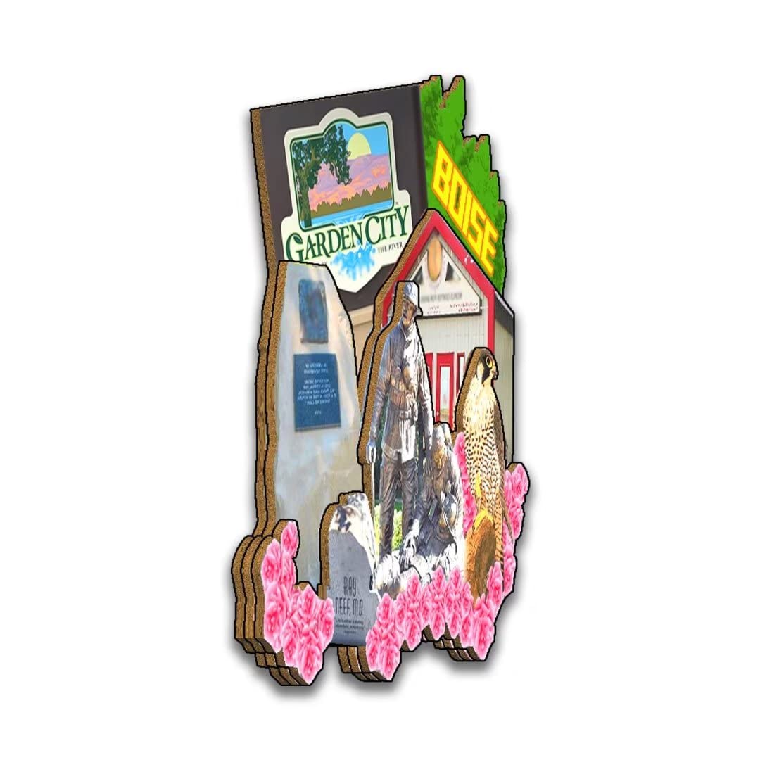 Jacksonville, Florida USA, magnete da frigorifero 3D, souvenir da