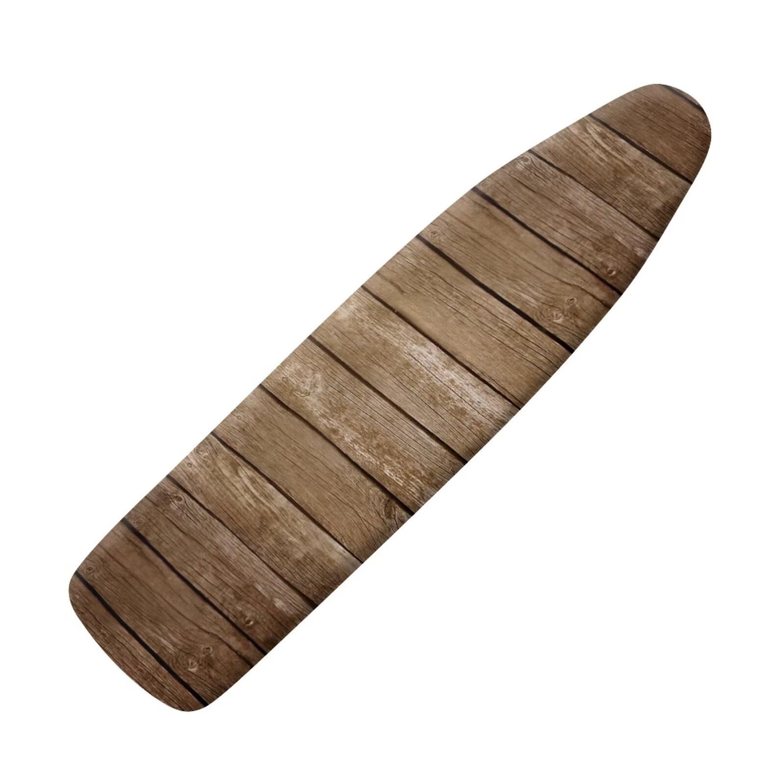 Housse De Planche à Repasser Texturée Bois - Taille Ajustable 30-55 Cm, Résistante Aux Taches, Rembourrée