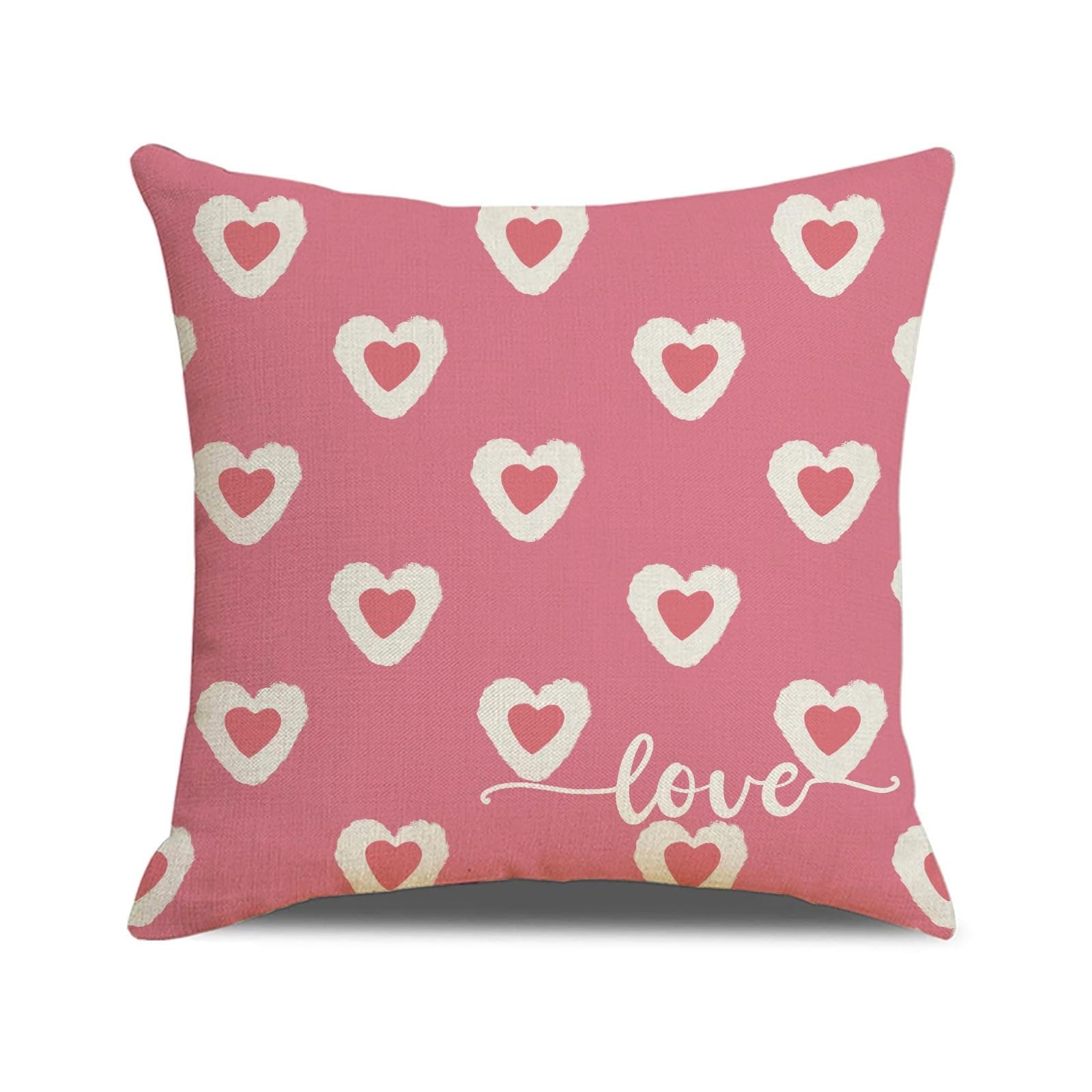 Large Cushion Covers 80cm x 80cm Home Decorative Square Cushions,Linen Throw Pillow Cases for Bedroom Sofa Farmhouse with Invisible Zipper