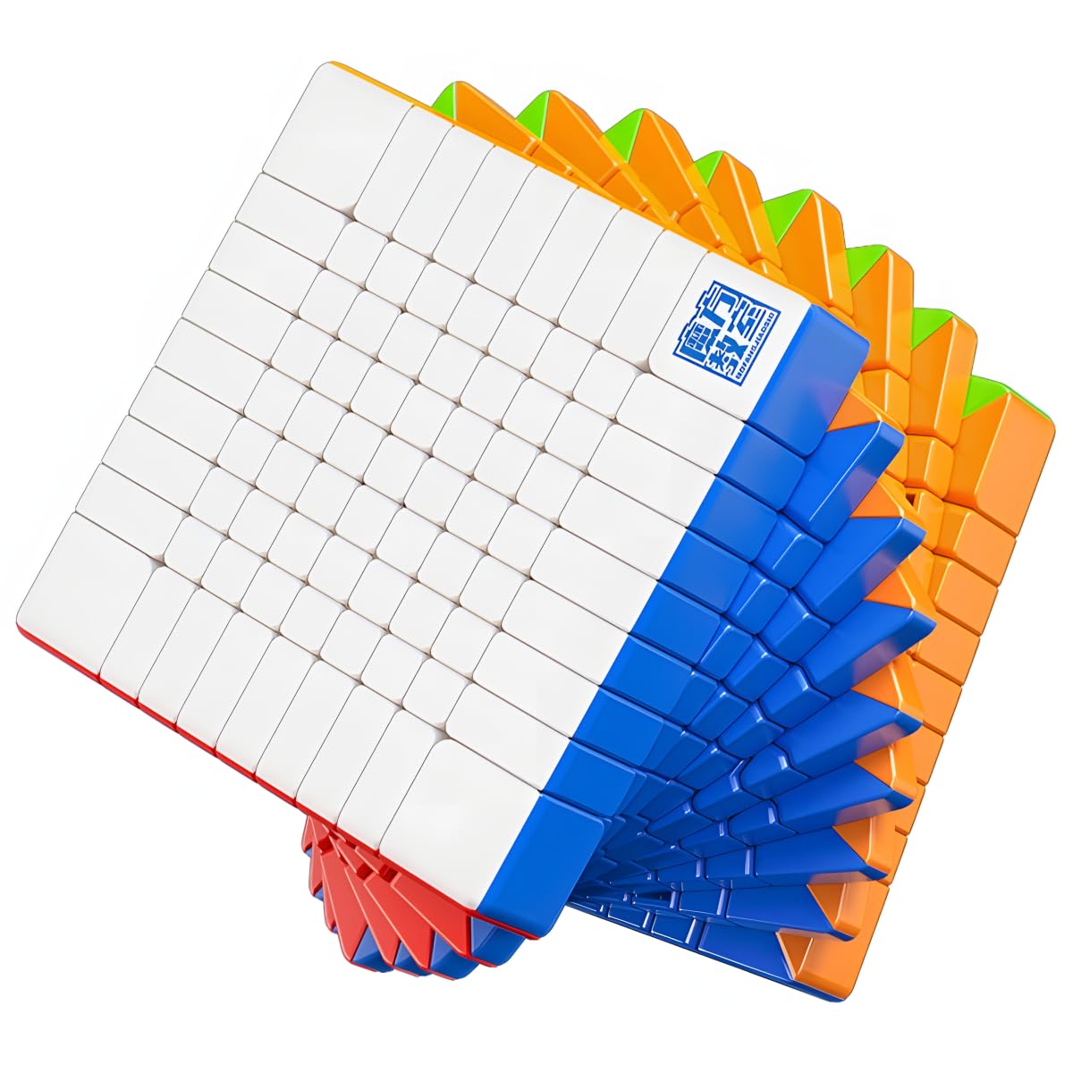 Bukefuno MoYu Meilong 9 x 9, kostka Rubika, Moyu Speed Puzzle 9 x 9, bez naklejek Meilong 9 x 9 Magic Cubing Klasa MF9, zabawka edukacyjna