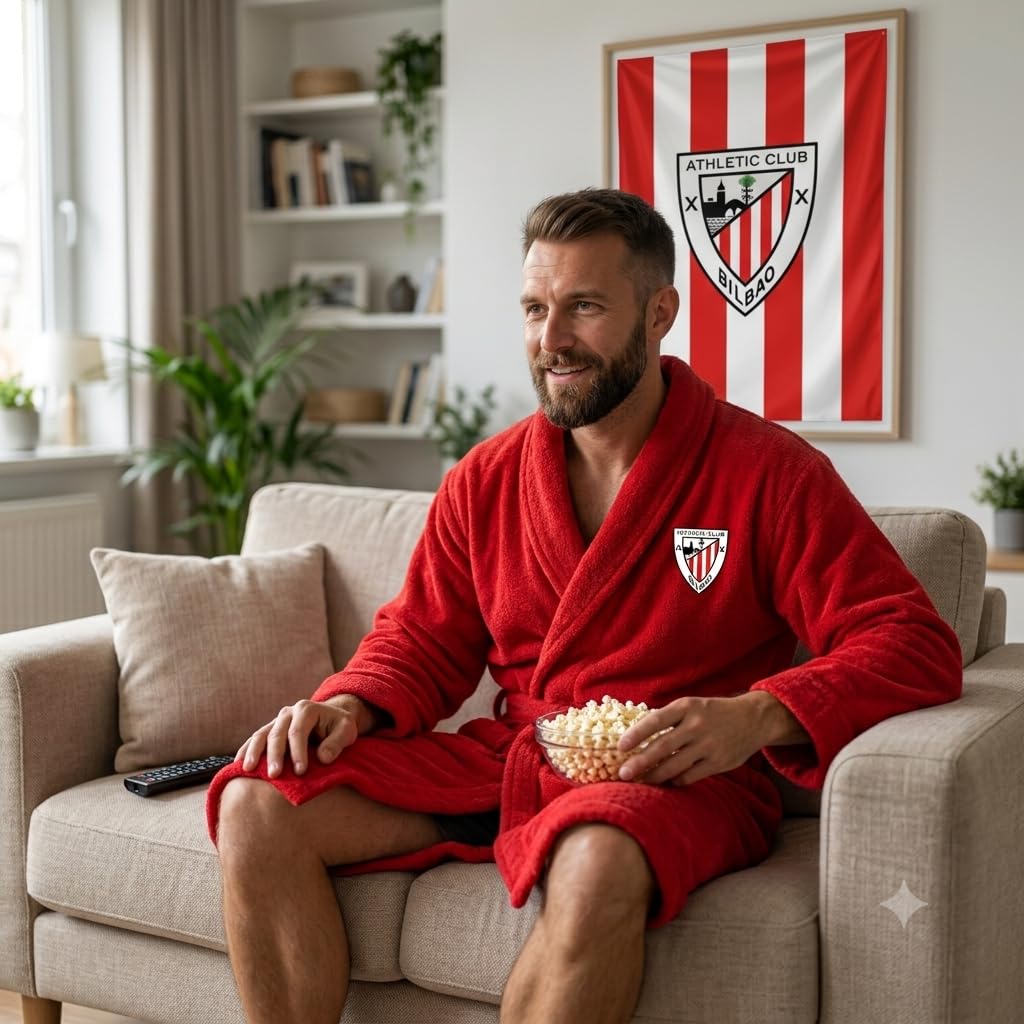 Albornoz de baño de equipos de fútbol, ​​batas de baño para adultos, regalos para aficionados, regalos para mujeres y hombres, regalos