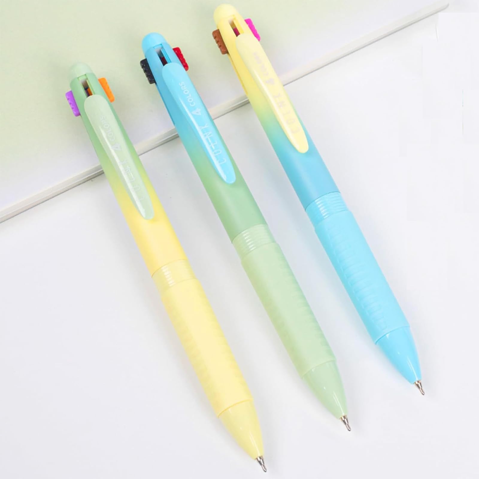 Penne Multicolori SURALIN 4 In 1 - Set Da 3 Con 12 Colori Totali - Foto 6