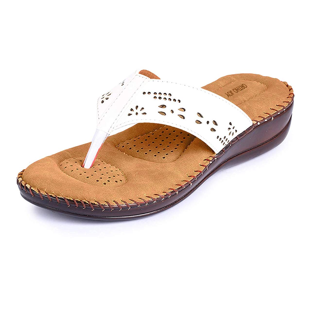 ORTHO JOY Extra Soft Women's Doctor Ortho Slippers/Flip-Flops