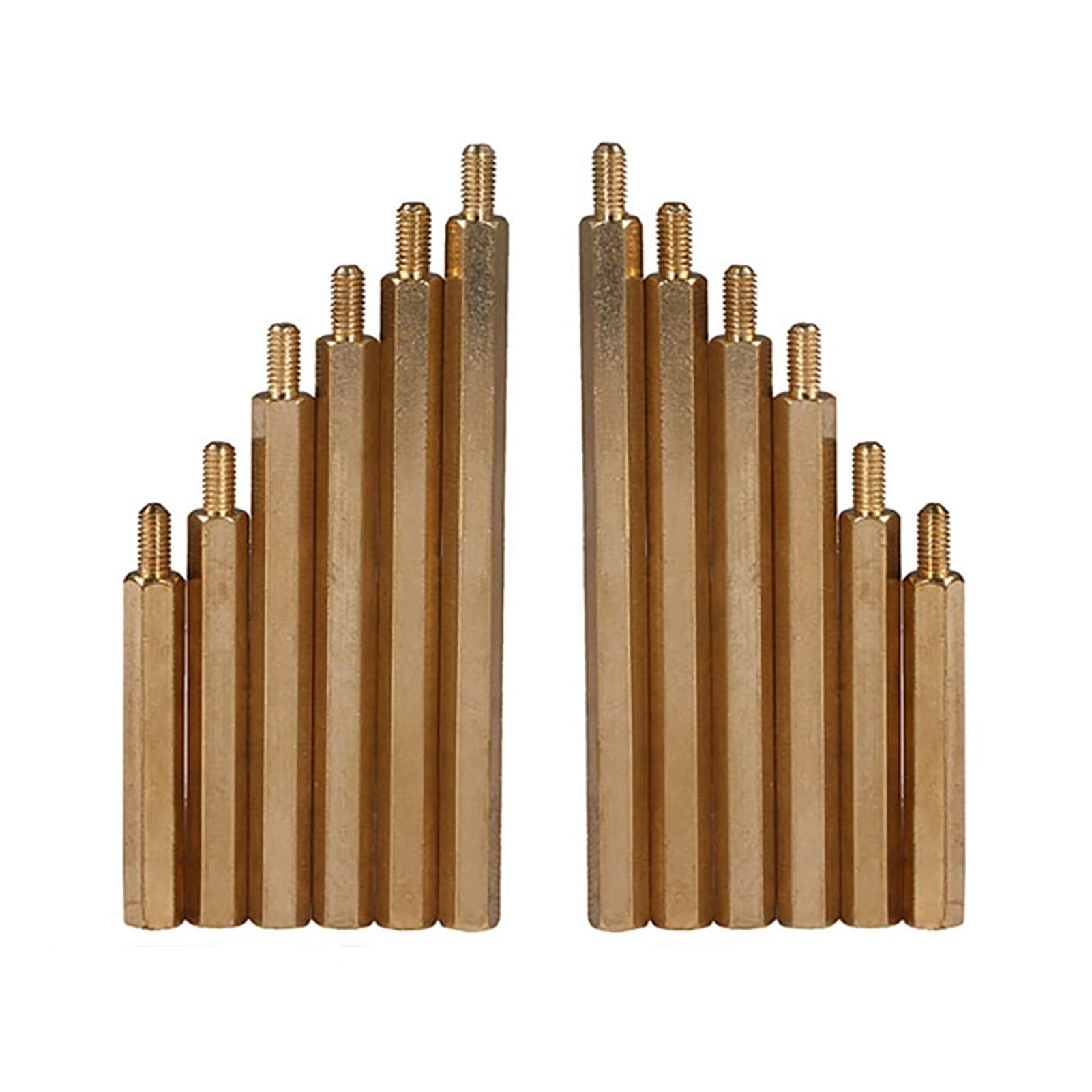 Kit Ricambio Elettronica Set Distanziatori Esagonali M3 In Ottone - 11 Kit Ricambio Elettronica Set Distanziatori Esagonali M3 In Ottone - 11