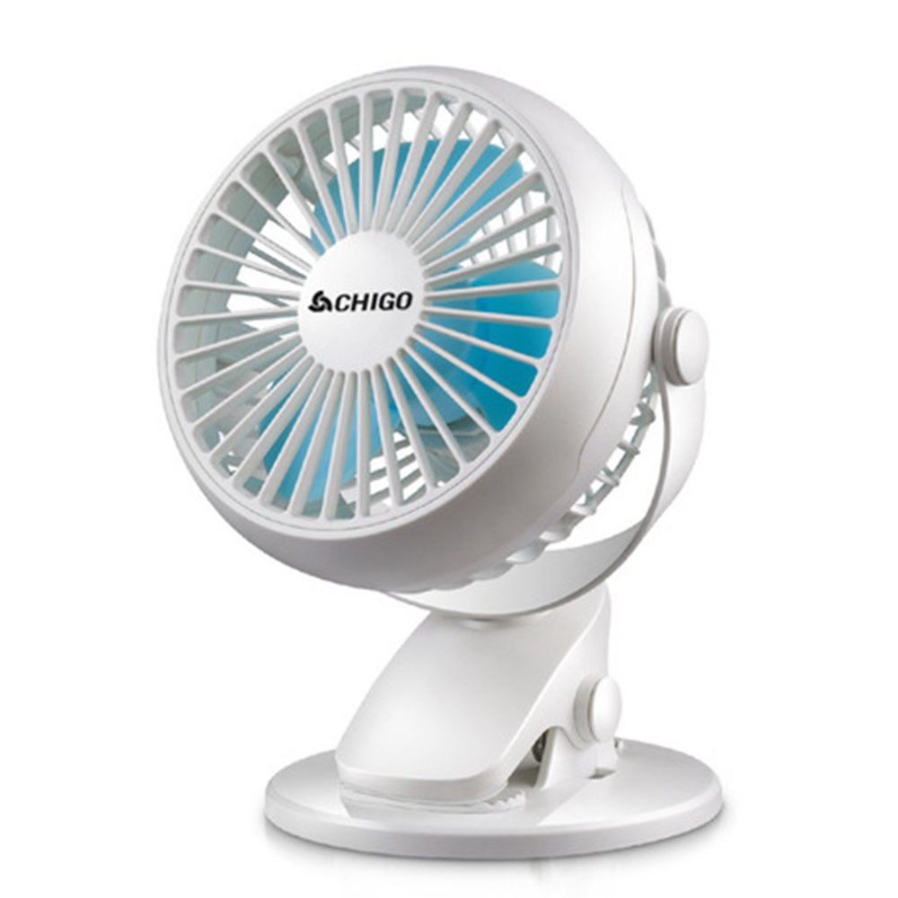 Mini USB Clip Fan Desk Personal Fan Quiet Operation Desk Fans mini fan table fan 2 Speed Portable Cooling Fan USB Powere by NetBook, Computer MacBook, Power Bank, and PC, 360° up and down ,for Home Office