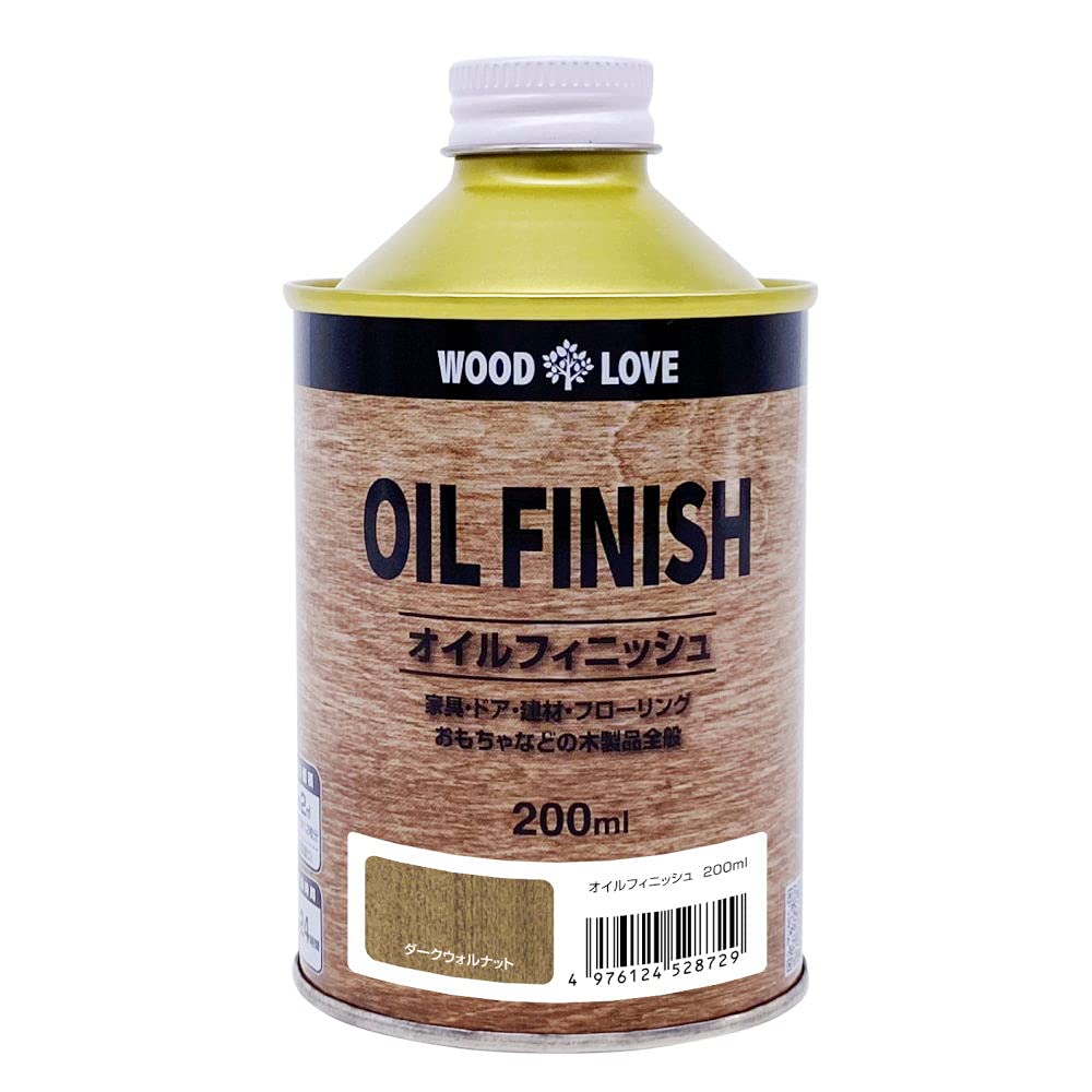 Amazon | ニッペ ペンキ 塗料 オイルフィニッシュ 200ml ダーク  