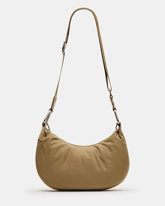 Steve Madden Zoeyy-n ナイロンムーンシェイプバッグ チェーン付き