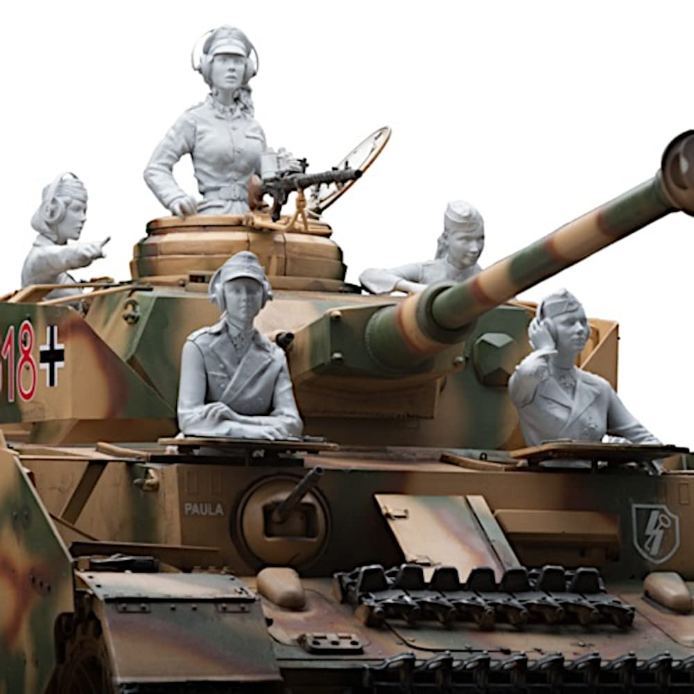 Amazon.co.jp: ソルモデル 1/16 IV号戦車 女性搭乗員 5体セット