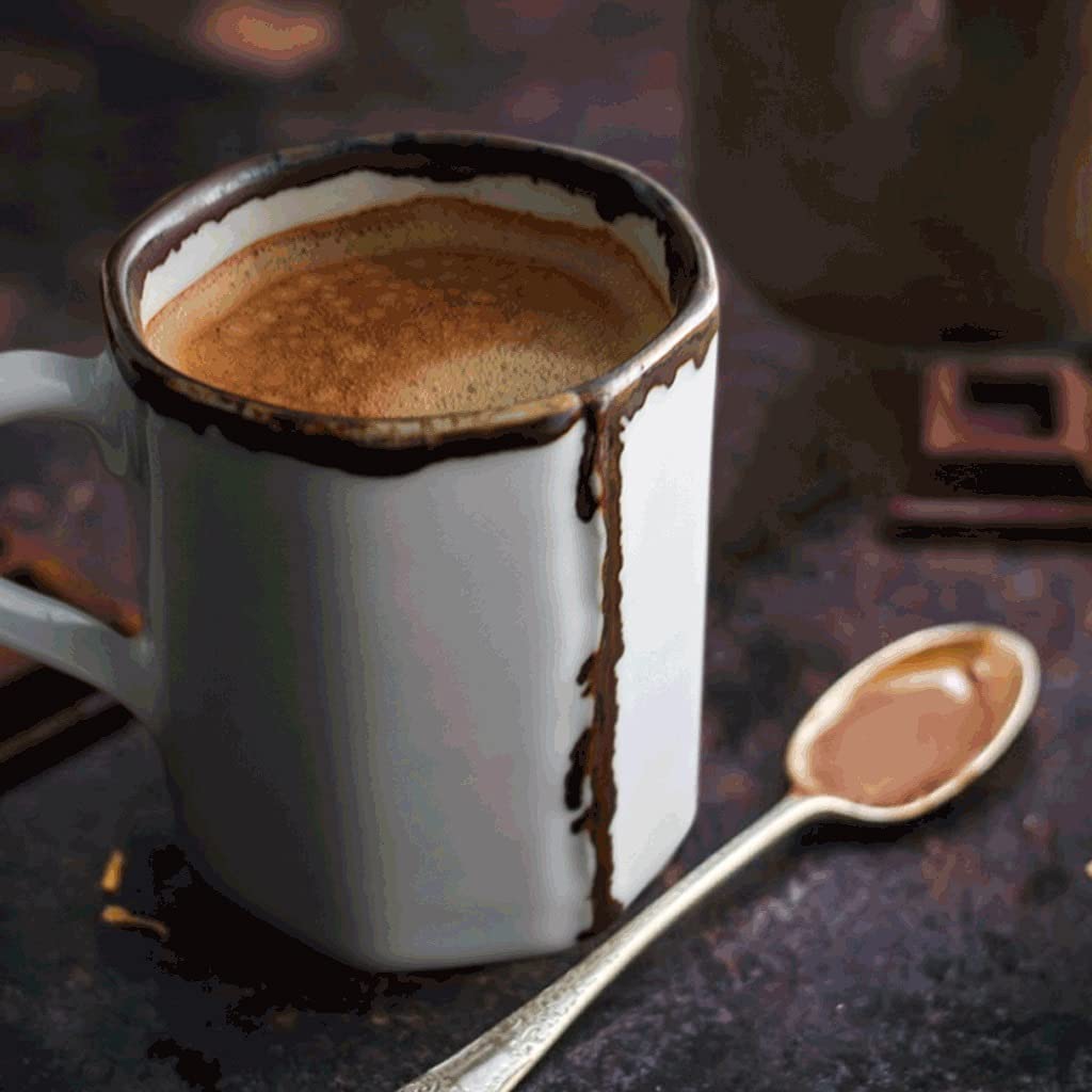 Tazas de Té Tazas Desayuno Taza Creativa De Gres, Taza De Café De Cerámica Clásica, Tazas Vintage para Bebidas Frías/Bebidas Calientes/Jugo/té Tazas Tazas de Cafe