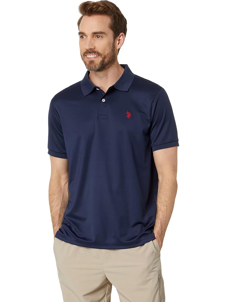 U.S. POLO ASSN. Classic Fit Interlock Solid Polo Shirt