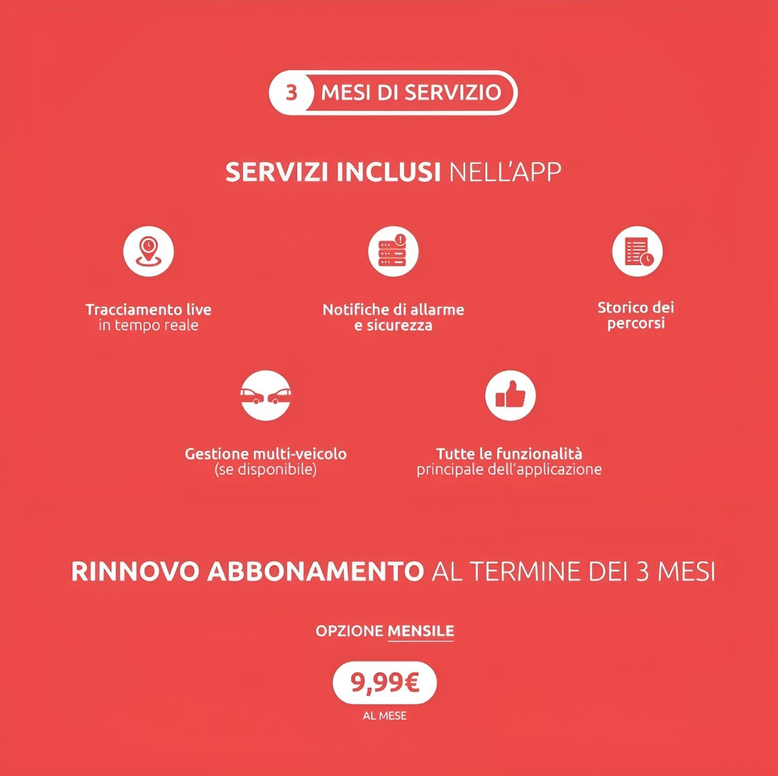 MoMap Mini Plus 4G – Localizzatore GPS per Auto e Moto con App iOS/Android | SIM Internazionale con Abbonamento Incluso | Allarmi in Tempo Reale | App e Supporto 100% Italiano