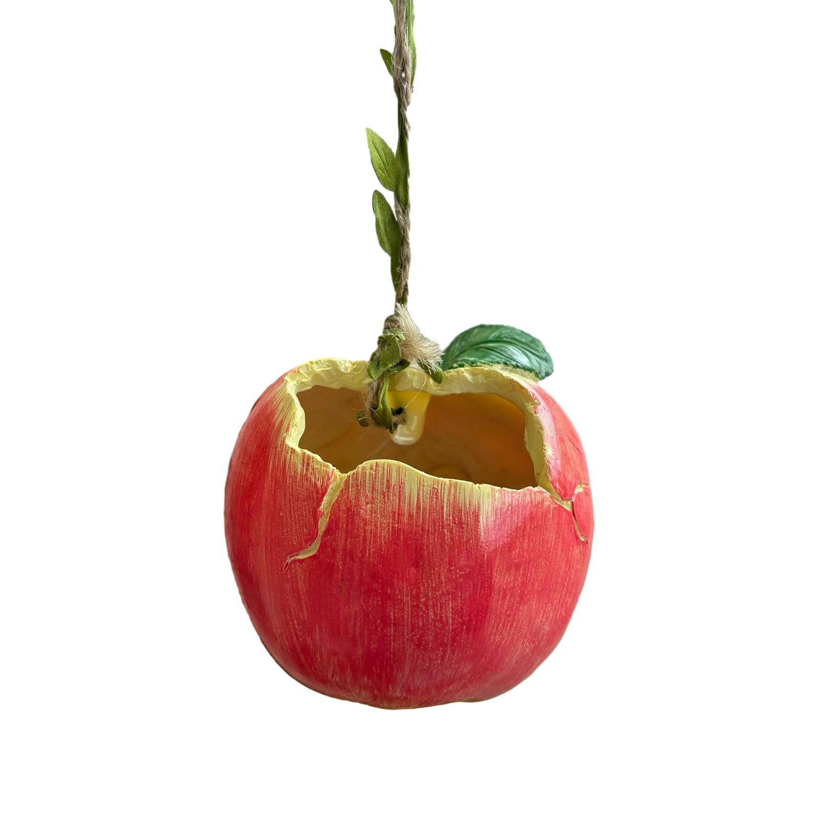 Legtic Hanging Planter, Cute Fruit Resin Pot for Garden Balcony Decor