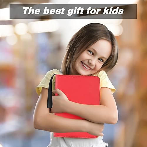 Miniatura 7 de TONESPAC Carpeta de tarjetas coleccionables con soporte de transporte de 4 x 100 bolsillos compatible con tarjetas intercambiables, tarjetas