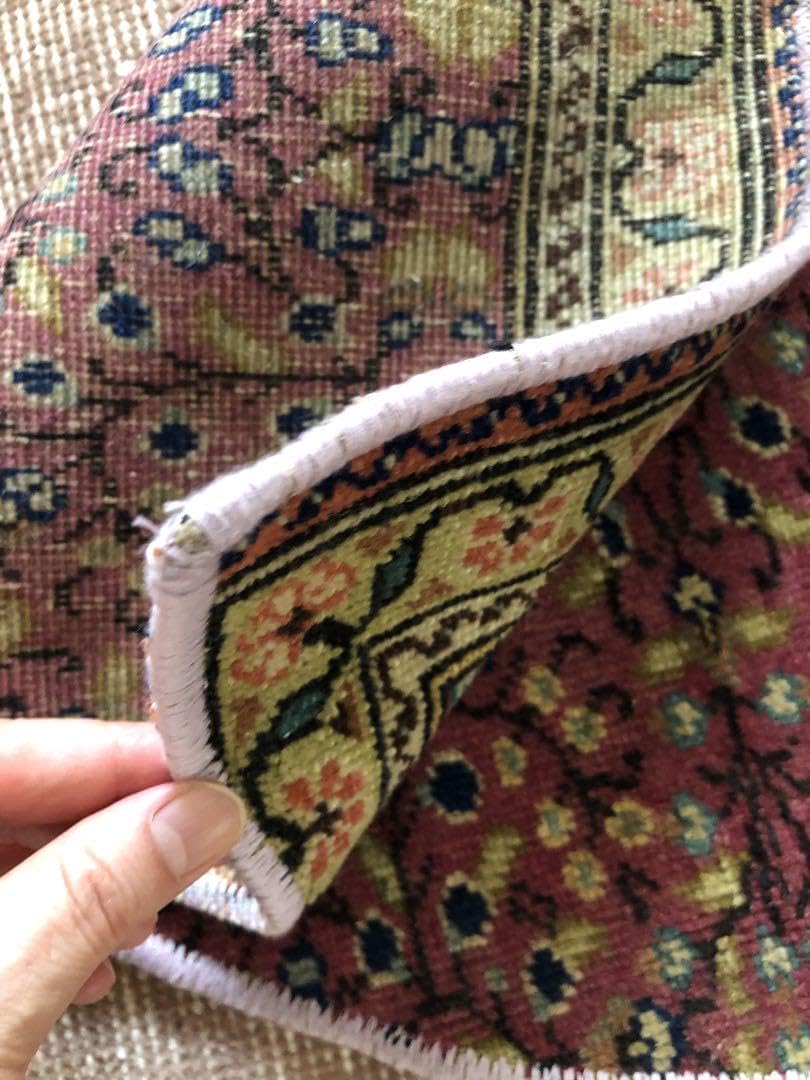 Amazon | 75×45 カイセリヴィンテージ花柄ハーフラウンドミニ
