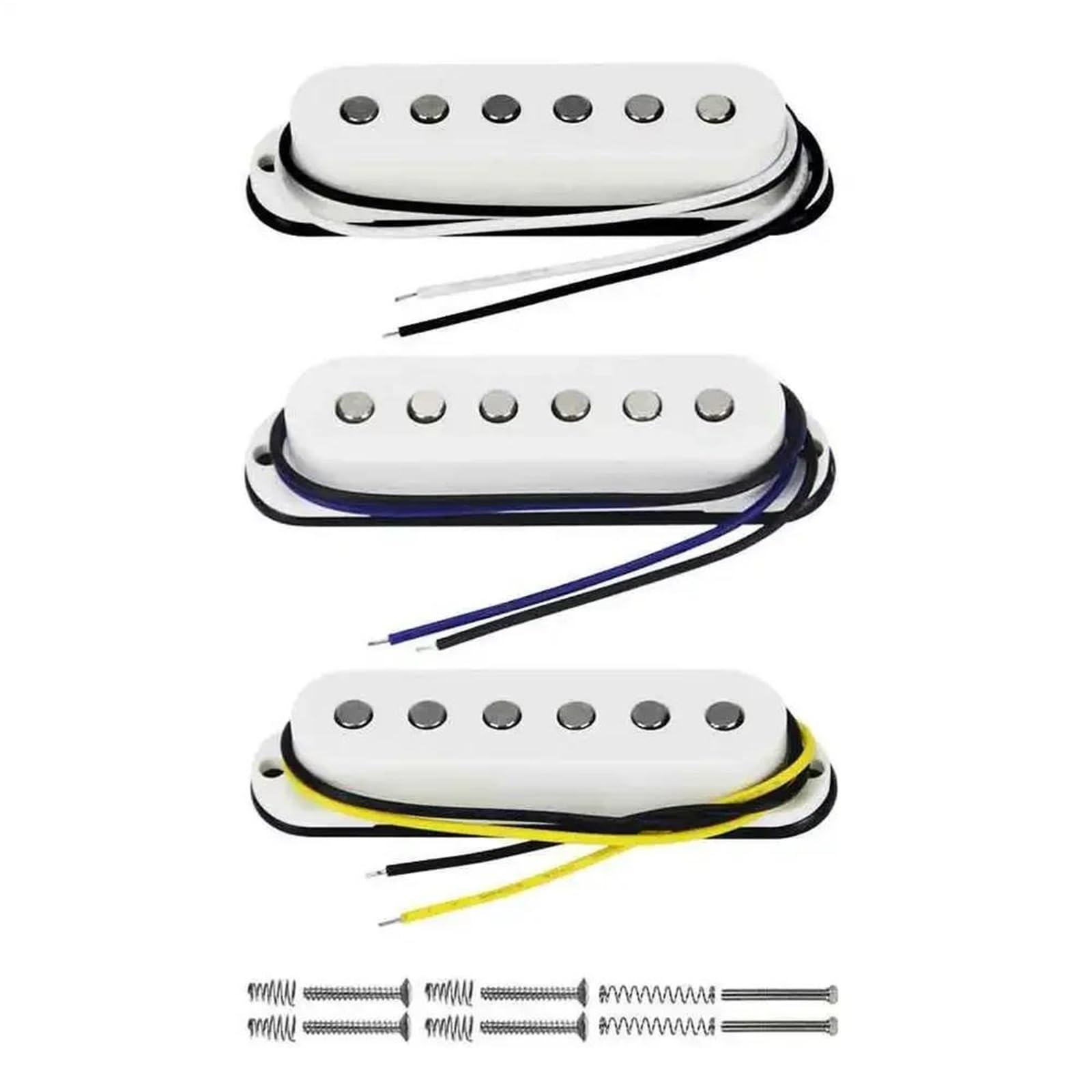 Przetwornik Do Gitary Elektrycznej Zestaw 3 Przetworników Gitarowych Alnico 5 Z Pojedynczą Cewką