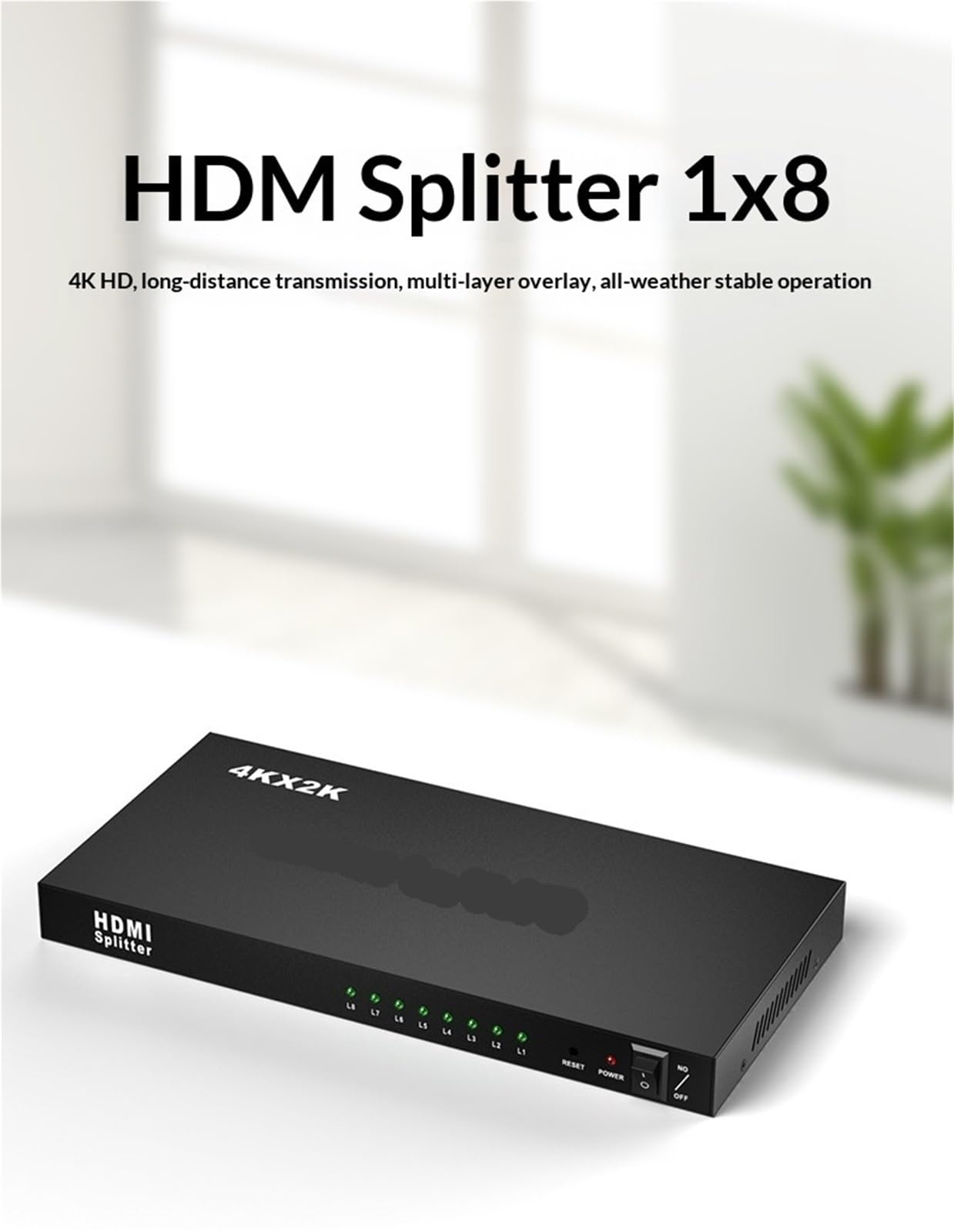 Stacja ładująca USB, 2 Szt. Przełącznik KVM, Rozdzielacz HDMI 1 Na 8 Wyjść, Model 4K