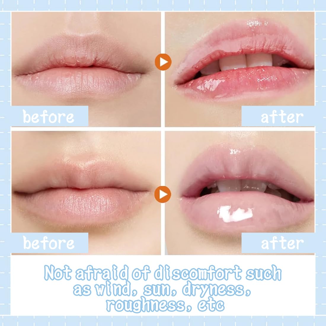 Protector Solar Labial SPF 15, Protector solar labial, Bálsamo Fotoprotector UVA/UVB | Hidratación 24h & Efecto Volumen Natural | Con Manteca de Karité | Para Labios y | Resistente al Agua.
