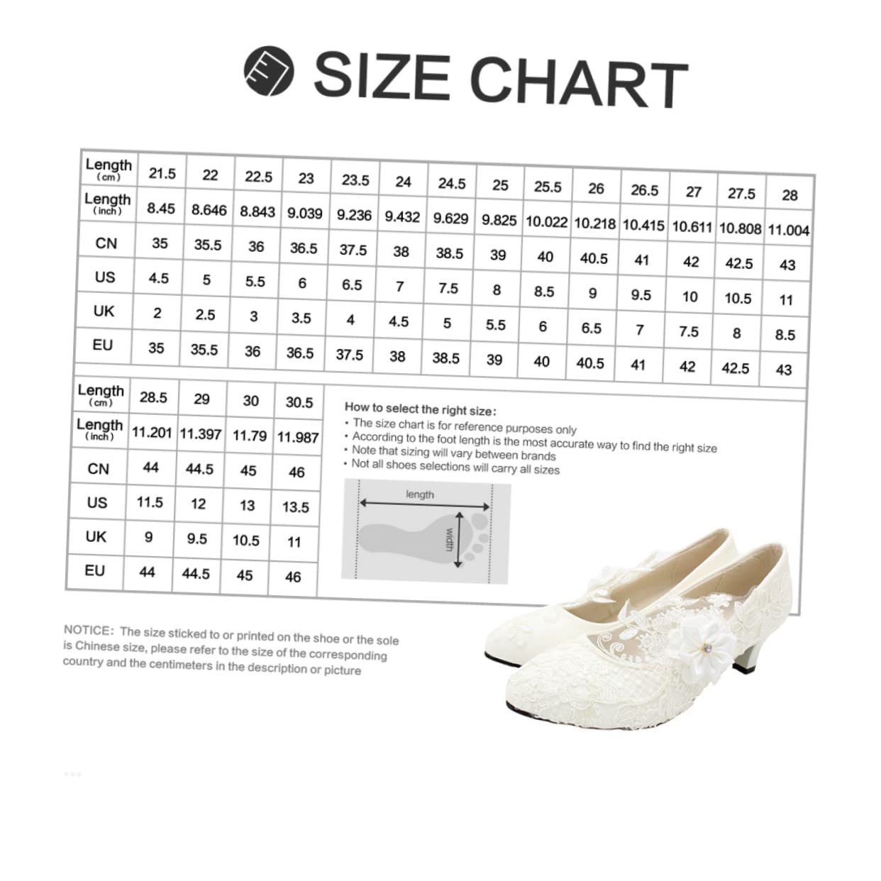 SOIMISS Hochzeitsschuhe aus Spitze elegant Hausschuhe bestiegen Braut- Keile High Heels Damenschuhe weiß Adiletten Damen weißes Kleid Frau Partyschuhe Spitze Schuhe Obermaterial: Pu