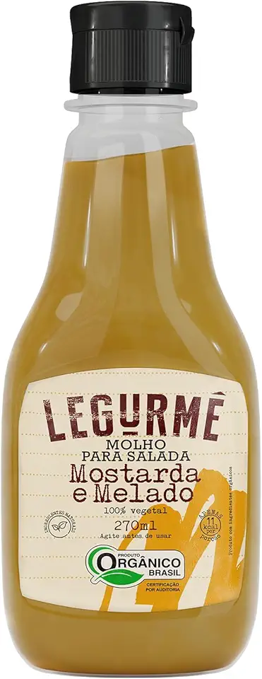 Legurmê Molho Org Salada Mostarda E Melado 270Ml