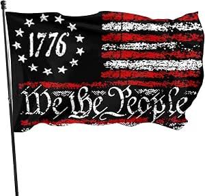 Bandiera USA 3x5 Piedi 100D "We The People 1776" Con Aquila - Trade Winds - Foto 2