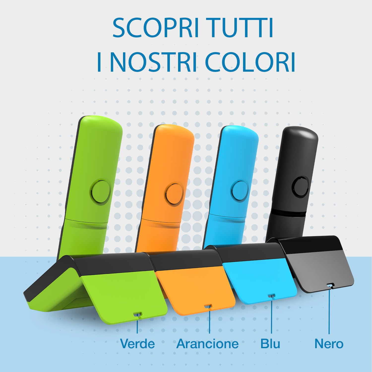 ALCATEL S280 - Telefono Fisso Cordless DECT - Design Compatto - Grande Display Retroilluminato - Vivavoce - Funzione Blocco Chiamate - Rubrica da 50 Contatti - Nero/Arancione