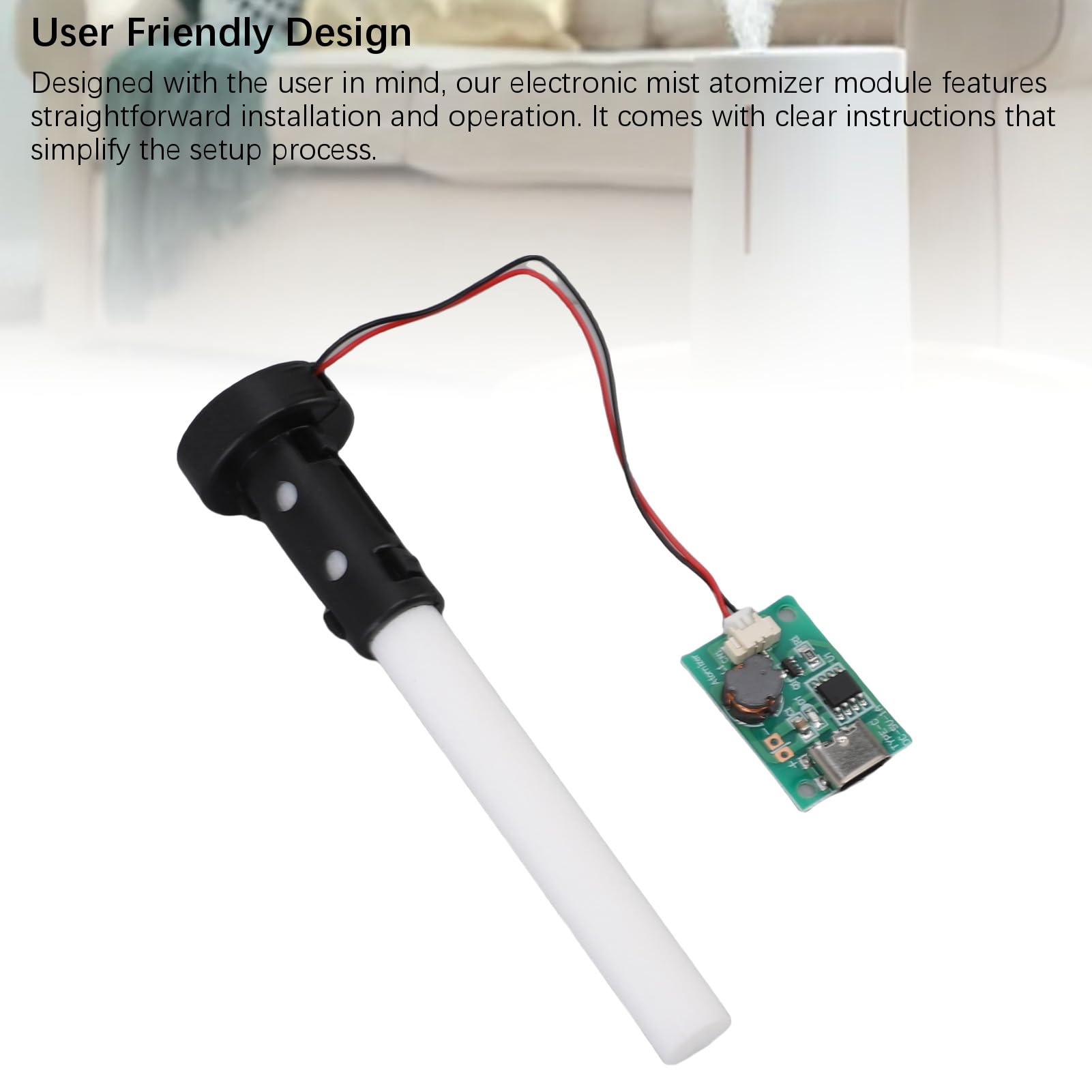 Ultraschallzerstäubungshersteller, Modul USB -Luftbefeuchteratomisierungsplatte Schaltkreis Cotton Nebelhersteller für Hausbesitzer -Büroangestellte