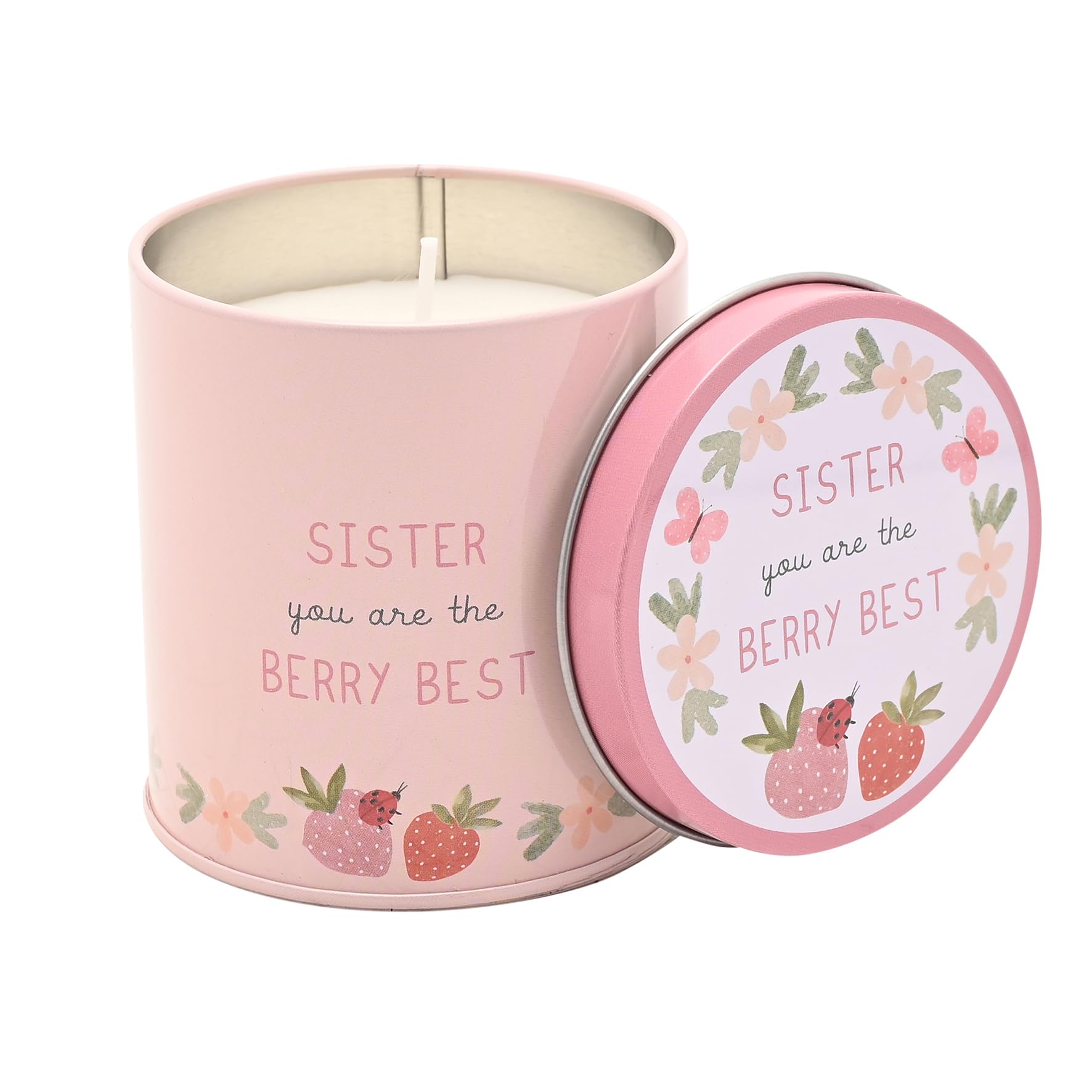 The Gift Experience Love Life Sister Candle Tin