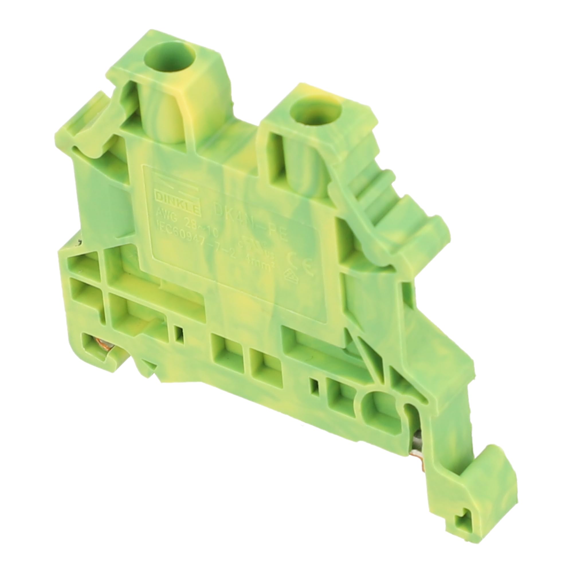 DK4N-PE | DINKLE 4MM DIN RAIL EARTH TERMINAL