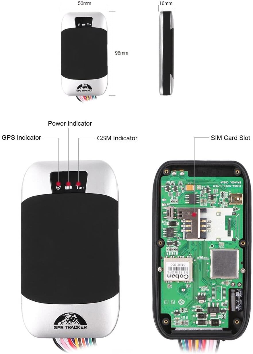 Vehicle Tracker GPS Tracker Real-time Locator GPS/GSM/GPRS/SMS Tracking Cars GPS/GSM Vehicle Tracker GPS303G TK303G Door Alarm Movement Alarm