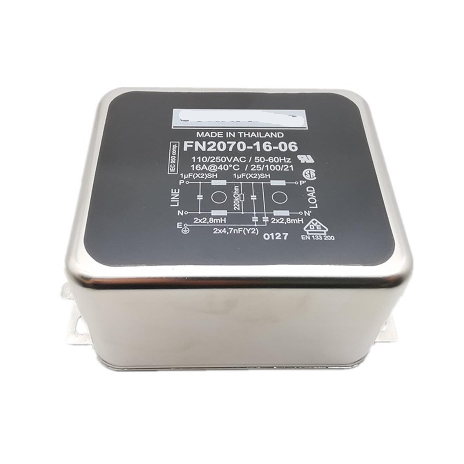 Filtre FN2070-16-06 stop parasites filtre d'alimentation 220V 16A