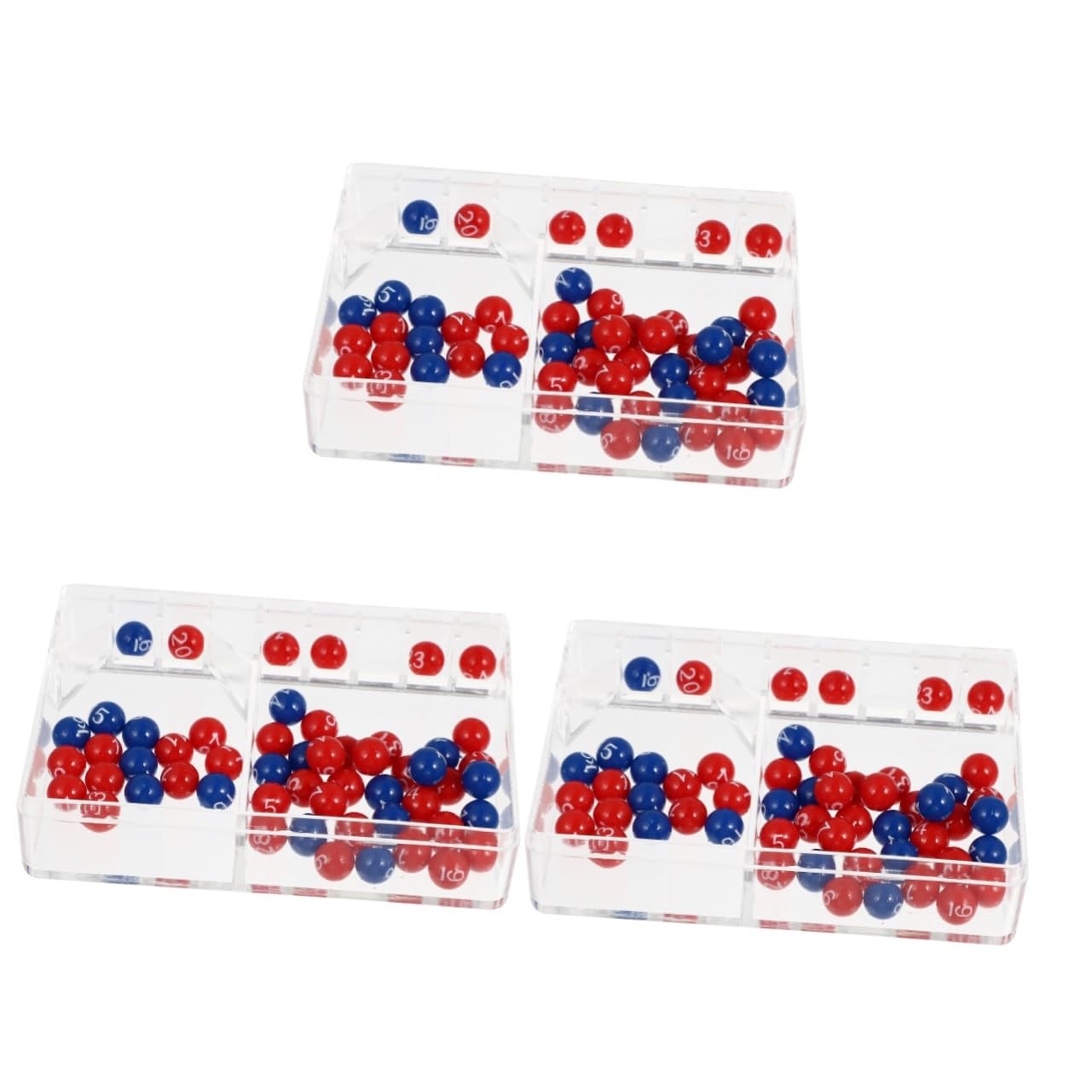 BESPORTBLE 3 Sets Prize Game Balls Numbered Pong Balls for Raffle Classroom Activities