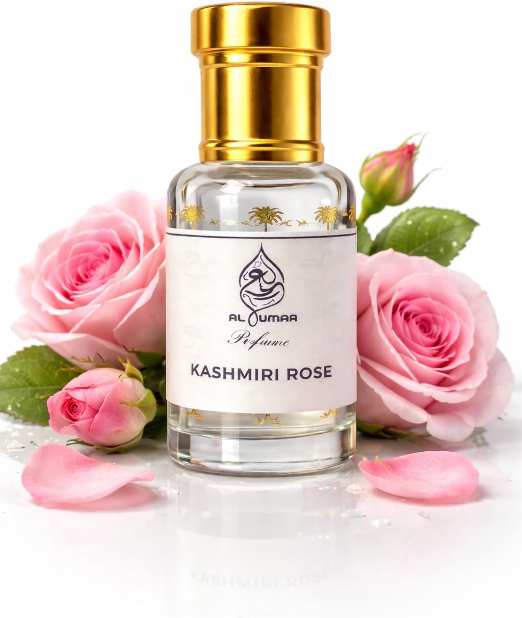 - Al Umer Perfume KASHNIRI ROSE6 ML Fragrances Natural & Premium Liquid Roll On Attar | Long Lasting Unisex Spray Perfume for Man and Woman