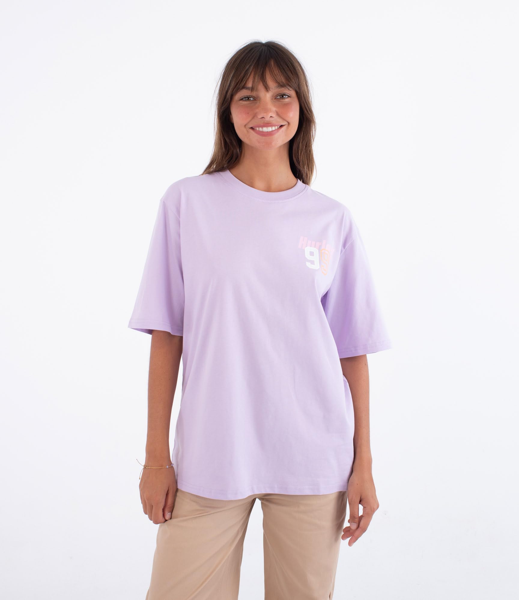 Hurley Short Sleeve t-Shirt Women - Beginning of an era Purple