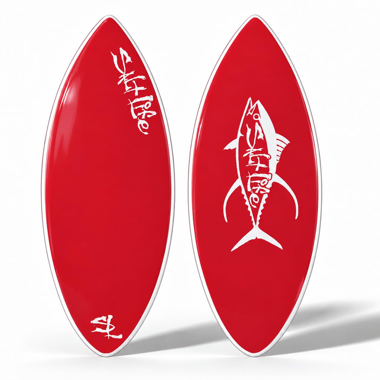 SALT LIFE Fiberglass Compression Skimboard – High-Performance Beach Skim Board for Kids, Teens &amp; Adults – Lightweight Durable Shorebreak – 38, 42, 44, 53 in