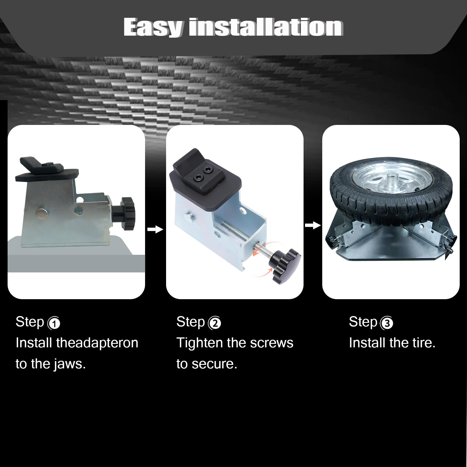 Adaptador para neumáticos de moto, 4 piezas.
