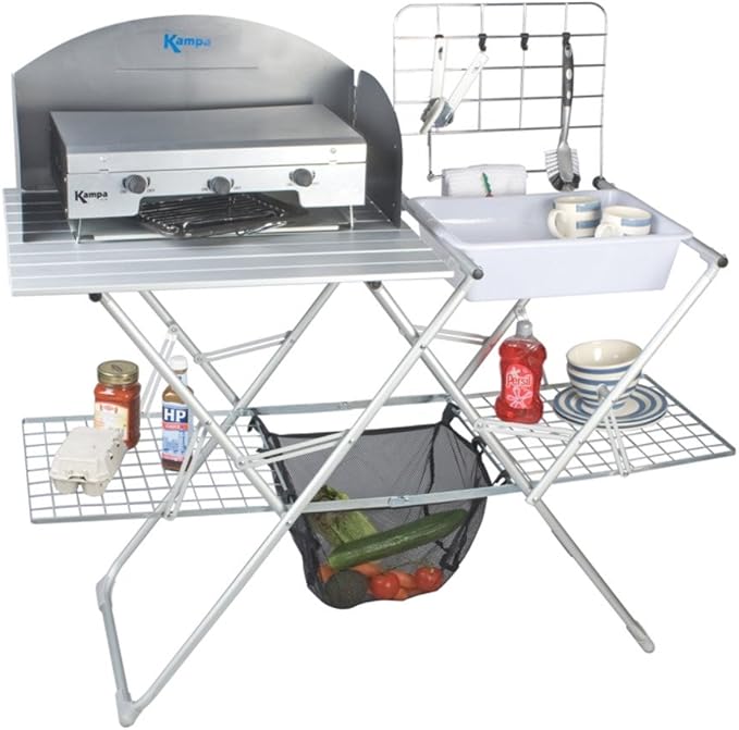 Kampa Commodore Camping Field Kitchen Amazon.co.uk Sports & Outdoors