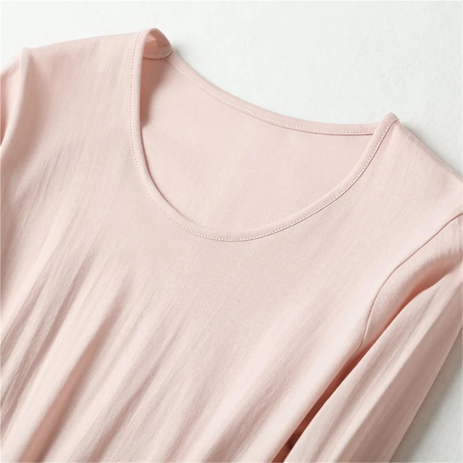 Conjuntos Térmicos Para Mujer Conjuntos de ropa interior térmica for mujer, 80 seda, 20 algodón, conjunto de lencería, ropa interior, ropa de invierno for mujer, pijama de capa Base cálido Conjunto De