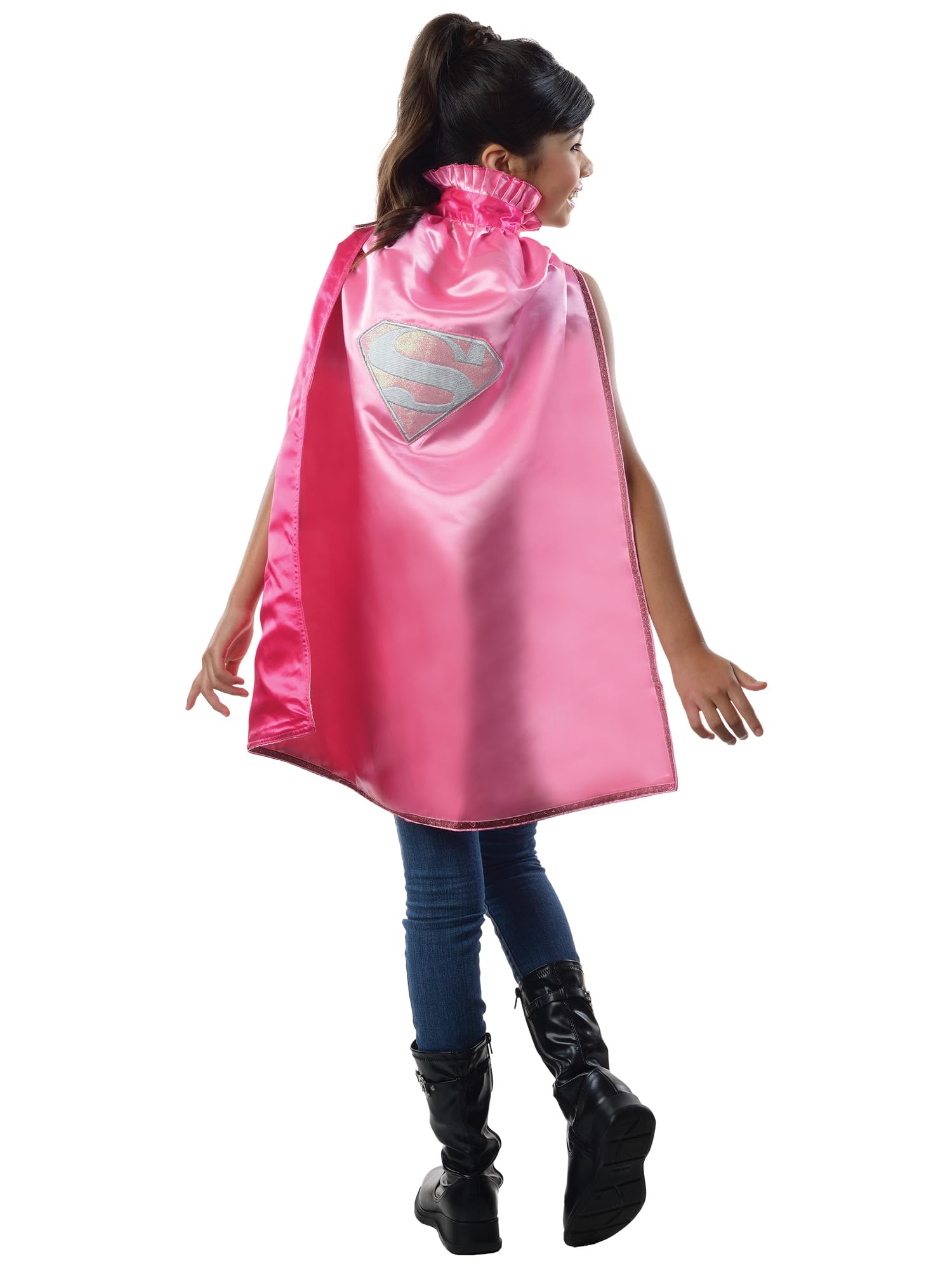 Rubie's 36097 oficjalna peleryna Dc Supergirl Super Hero, dla dzieci, jeden rozmiar