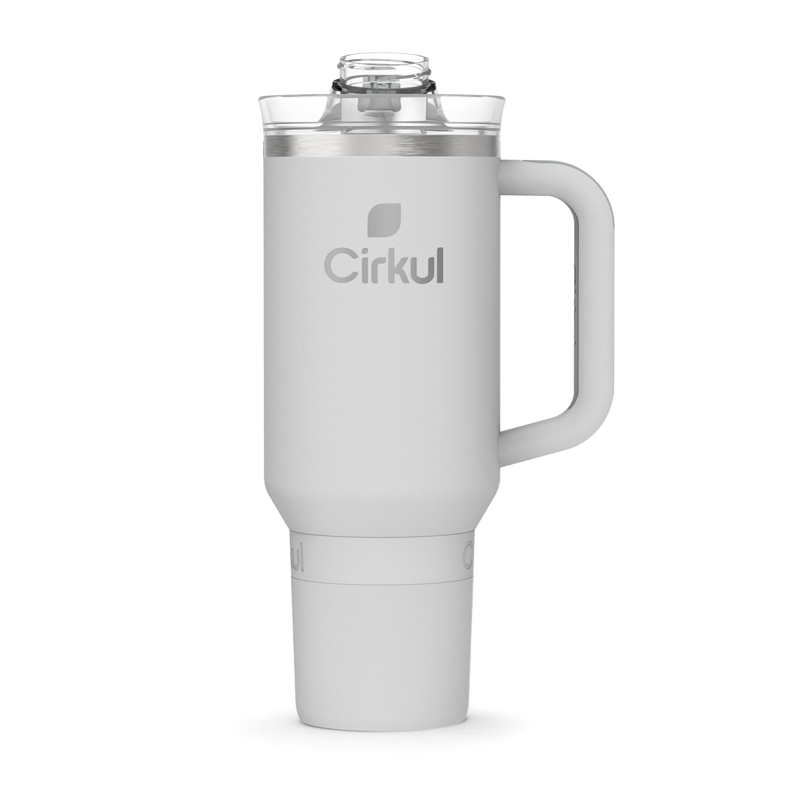 Cirkul40oz. Fog Stainless Steel Tumbler with Handle, All-Day StrawSip™, Double-Wall Insulated