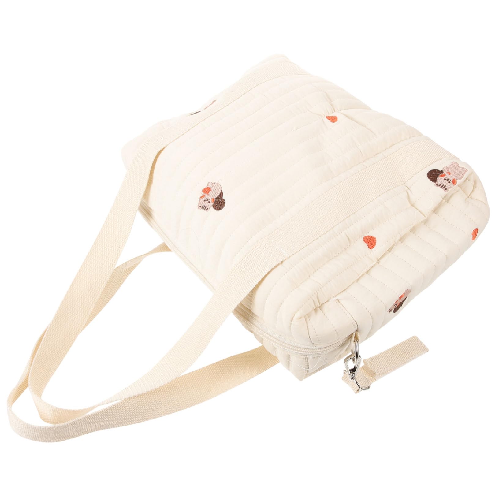 Borsa per Pannolini in Cotone, Comoda e Portatile, per Viaggio Organizzatore per Pannolini e Salviette, Pratica per Passeggino