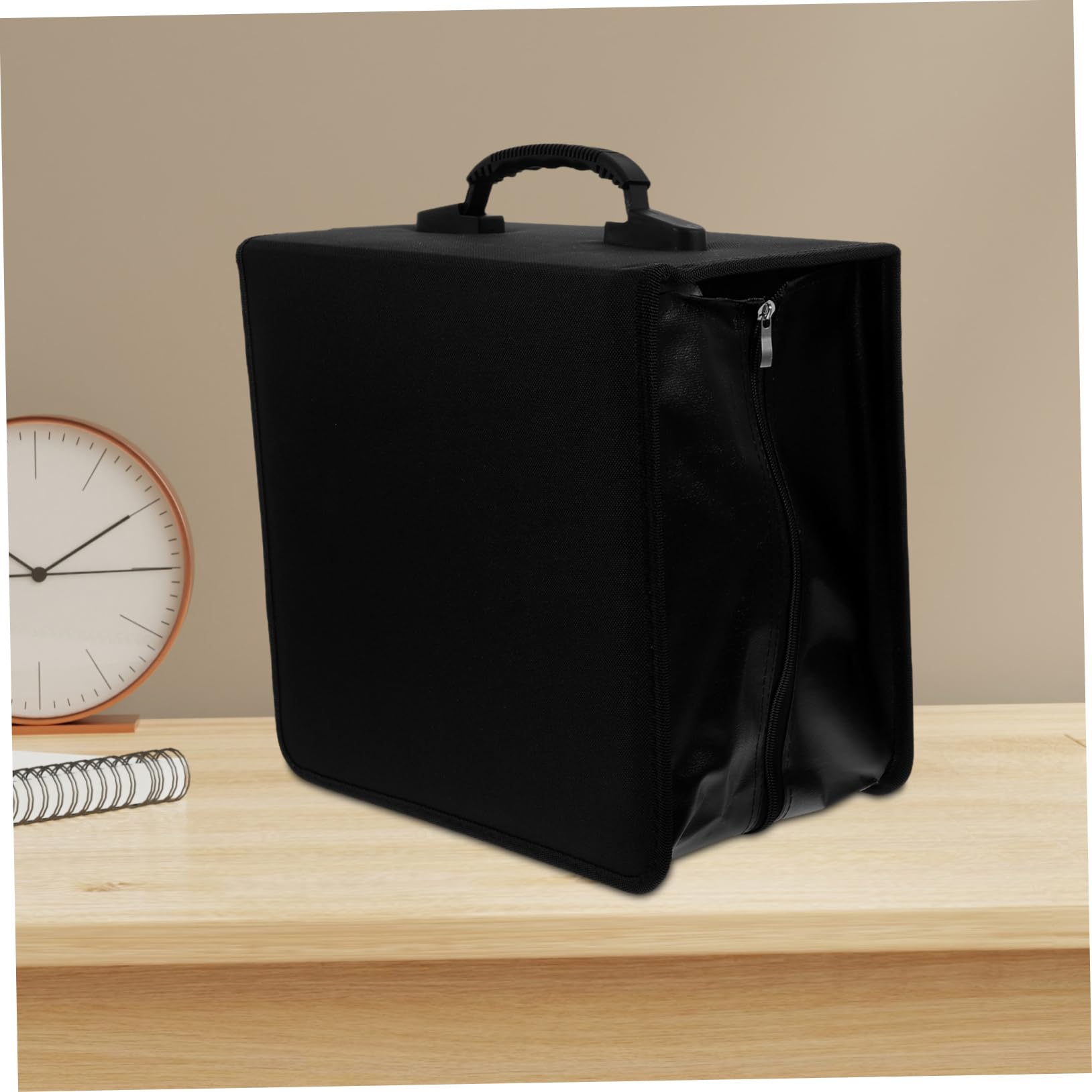 Luxshiny Porta CD per Auto in Pu Graziosa Custodia per CD e Dvd Porta Dischi con Maniglia per Trasporto e Organizzazione di Collezioni di Supporti