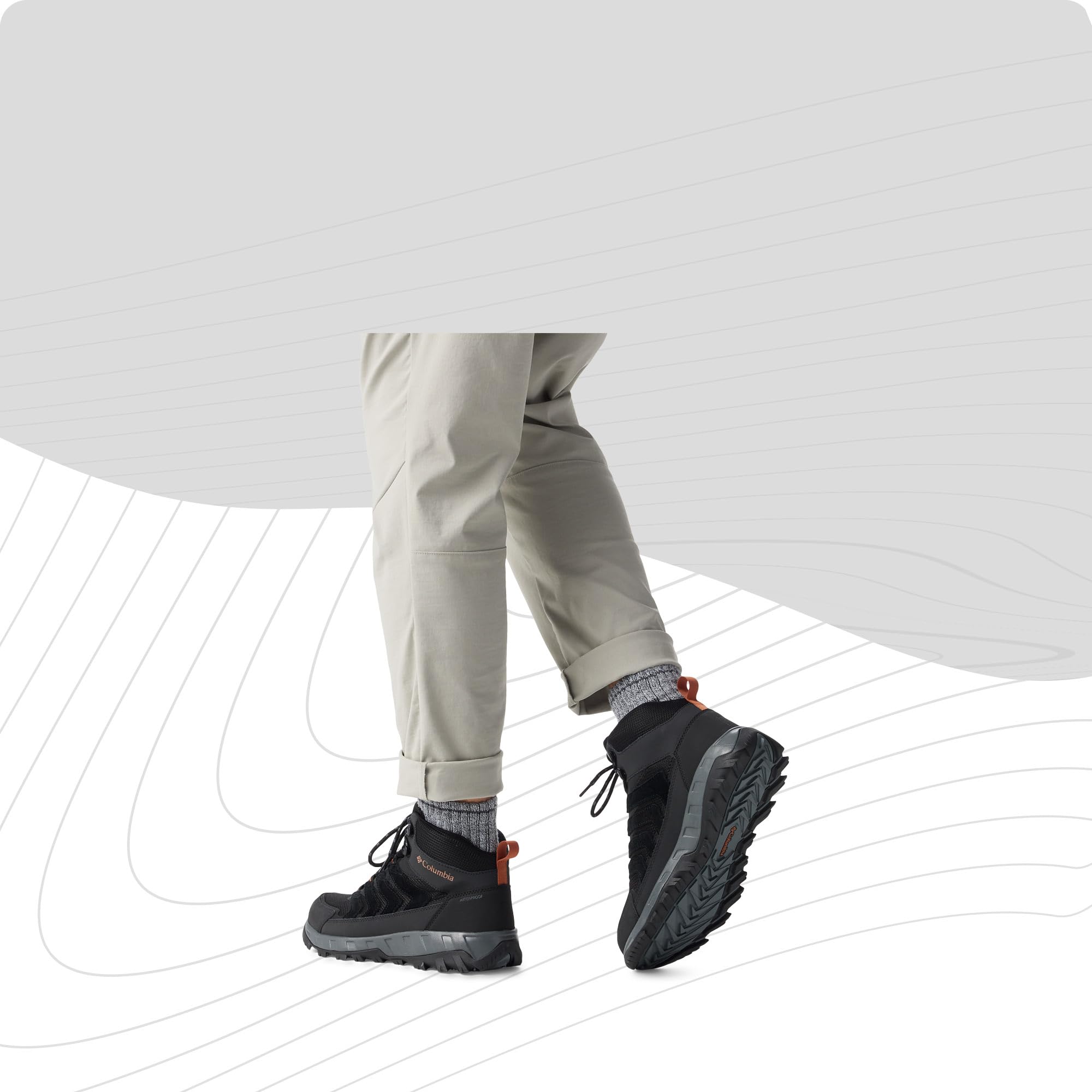 Columbia Mężczyźni Strata Trail Mid WaterproofObuwie turystyczne